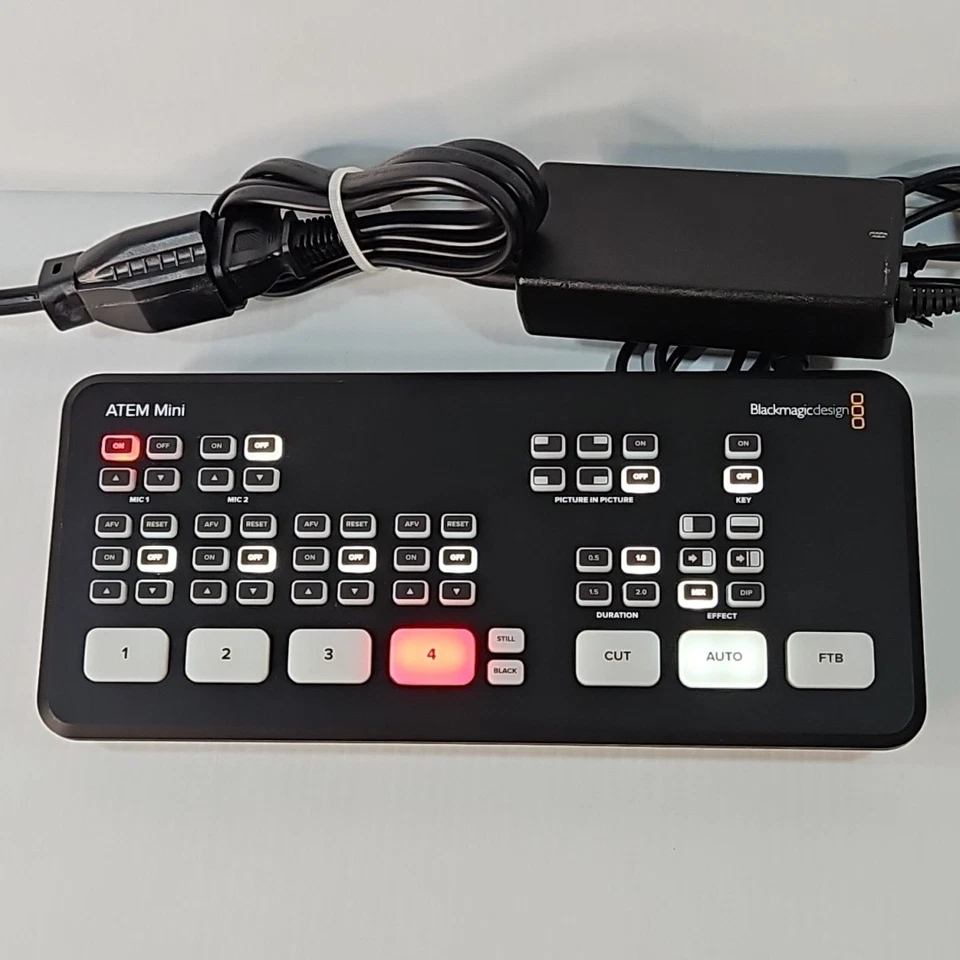 Blackmagic Design Atem Mini Pro ISO (HDMI Live Stream Switcher / Recorder) - Image 2 of 4