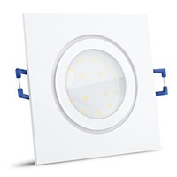 QW-2 Flacher Bad Einbauspot IP44 Mit Led Modul 4W Neutralweiß Deckenlampe Spot