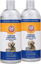 WATER ADDITIVE For Dogs Reduce Plaque Tartar Control Pet Dental Care 2Pack