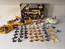 Vintage 1982 Britains Stargards Mixed Lot Of 40 Figures Spacemen Aliens Ships