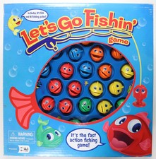 Pressman Let's Go Fishin' Game Original Fast Action Kids Fishing Board Game NEW