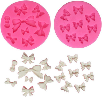 Mini Bow Silicone Fondant Mold Bowknot Candy Chocolate Mold Cake Cupcake Decorat
