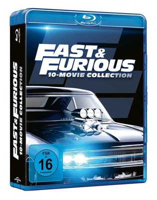 Fast & Furious - 10-Movie-Collection (Blu-ray), Neu & OVP