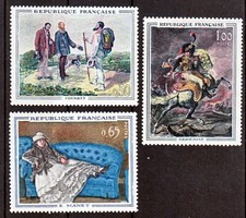 S59160 France 1962 MNH** Timbres Peintures 8v Nl 1363/1365