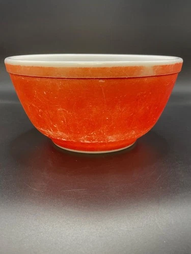 Red Pyrex 1.5 Qt Quart Bowl # 402