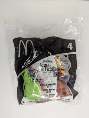 2002 McDonald's Toy, 4-Cogsworth - Beauty and the Beast special edition Unopened - Image 1 of 2
