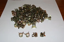 100pcs 3/8" ID 10mm Fuel Line Hose Spring Clips Water Pipe Air Tube Clamps