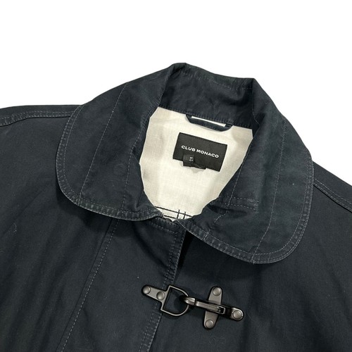 Club Monaco Navy Blue Clip Hook Cotton Jacket Coat Men's Size Large - Picture 7 of 9