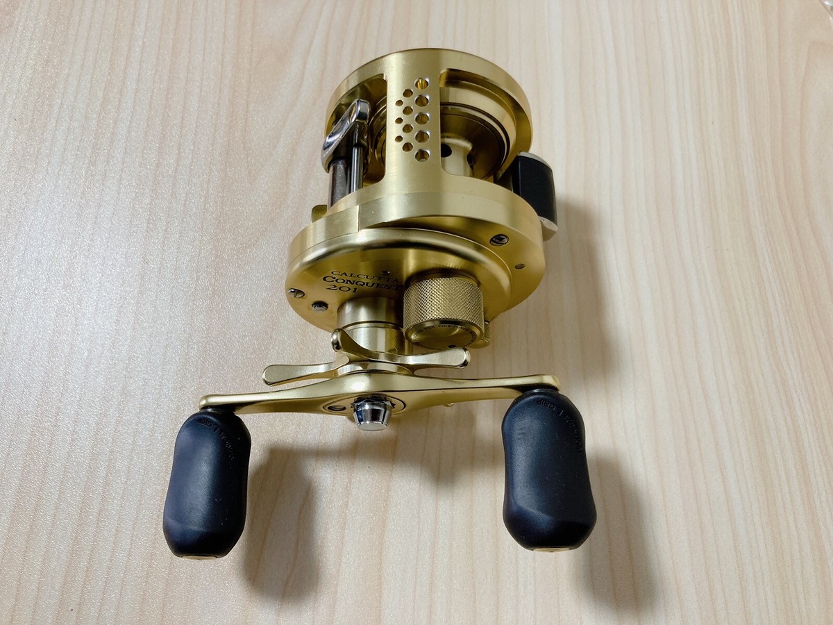 Moulinet De Pêche Shimano Calcutta Conquest 200 DC - Lancer Appâts - Occasion En Bon état