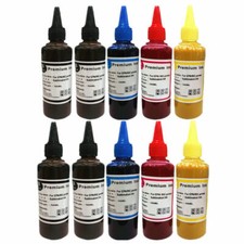 10 x 100ml Sublim Sharp Dye Sub Sublimation Ink 4 Colour Set fits Epson Printers