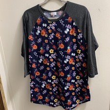LuLaRoe Ball Tunic Multicolored Made In USA XL Pit To Pit 22” Length 30.5”
