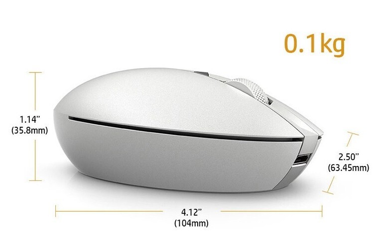 HP SPECTRE Rechargeable Mouse 700 シルバー HP Spectre Rechargeable Mouse 700 (3NZ71AA) - Shop HP.com