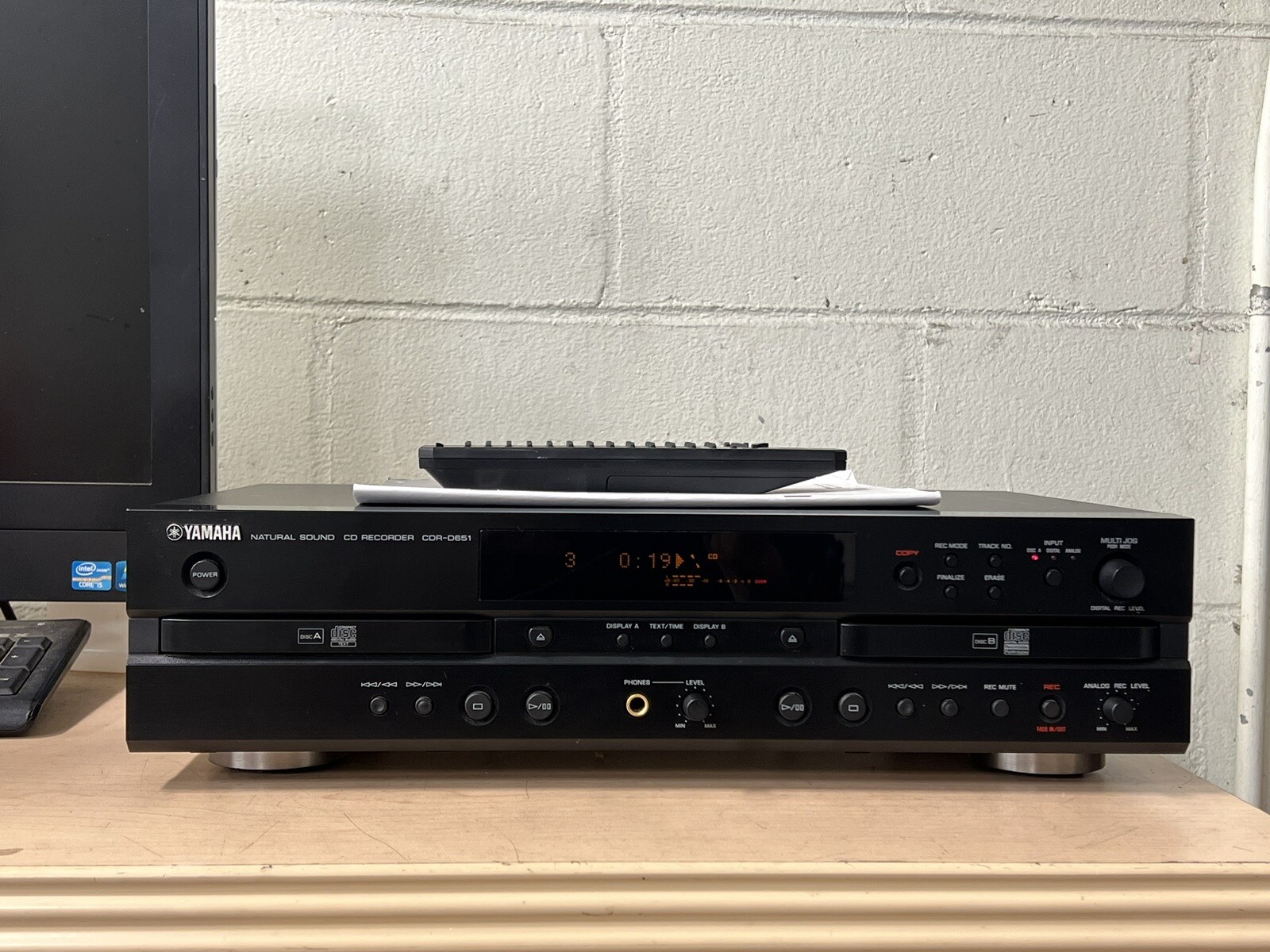YAMAHA CD Recorder CDRD651 Double Deck *Serviced* eBay