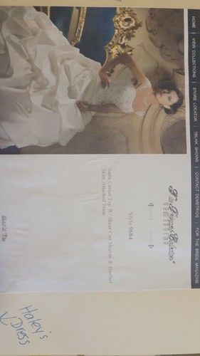 Demetrios Wedding Dress, Excellent condition, Size 8 - Picture 7 of 7
