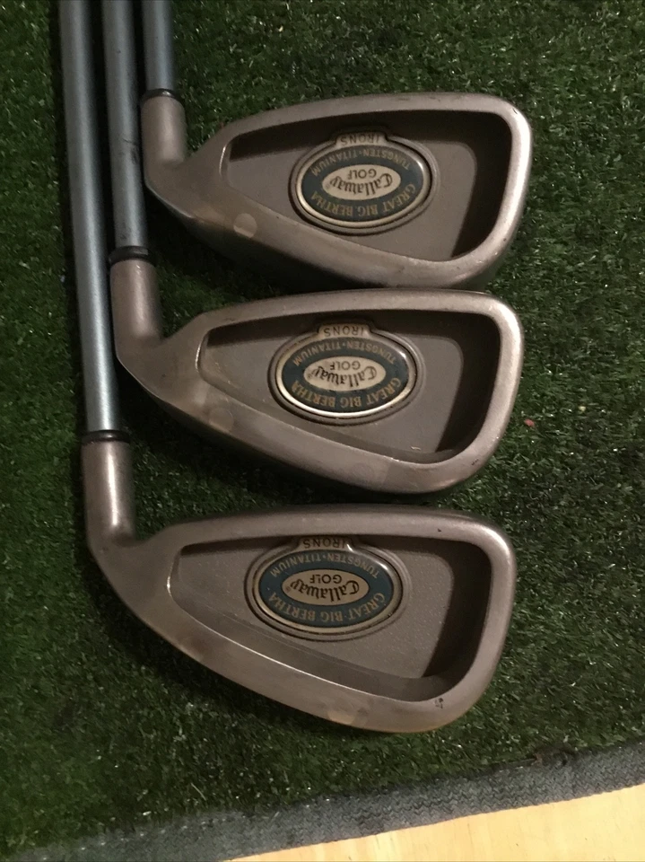 Juego de hierros Callaway Great Big Bertha para damas 4-9 gemas grafito Foto 2 de 4
