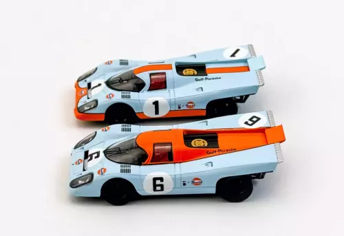 1: 64 Alloy diecast car model Porsche 917 KH Le Manse GULF Suit - Picture 5 of 10