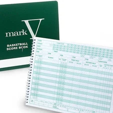 BASKETBALL SCOREBOOK MARK V ~ Brand New! ~ 30 Games ~ Free Shipping!