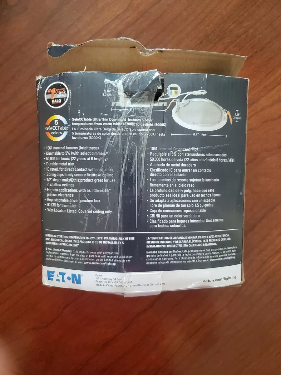 Halo HLB6099FS1EMWR HLB 6 inch LED Recessed Light 80083848164 eBay