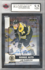 2017-18 OPC Platinum Rookie Autographs #RJD Jake DeBrusk | KSA GRADED MINT 9.5