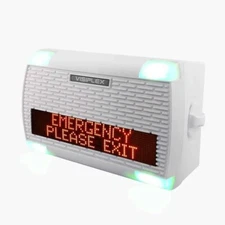 Visiplex VNS2640 Wireless Wall Mounted PA Speaker w/Visual Alert,Red LED Message