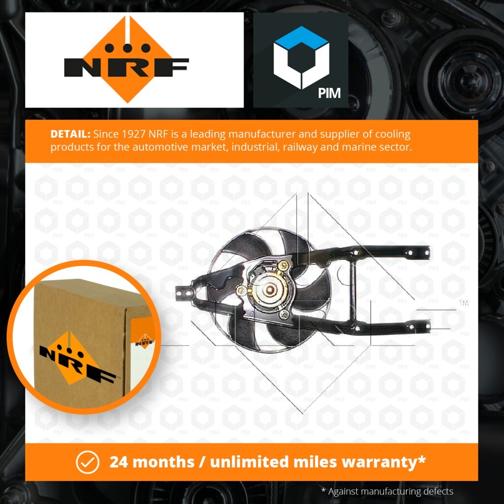 Radiator Fan 47229 NRF Cooling 46400256 46411378 46412117 46534674 46559850 New