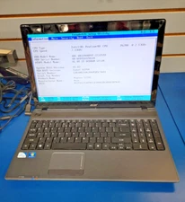 Acer Aspire 5733 PEW71 Intel Pentium P6200 @2.13 GHz 2 GB RAM NO HDD No Charger