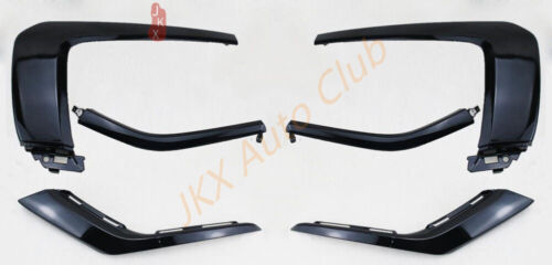 For Mitsubishi Outlander 16-20 p Replace Glossy Black Front Bumper Moulding Trim - Picture 2 of 8