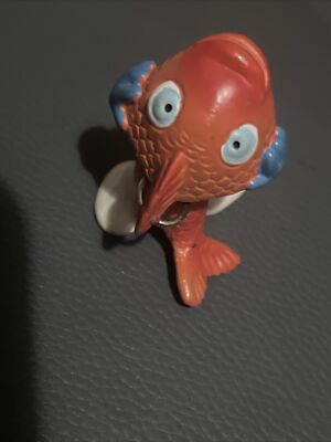 Smurfs 20719 Pisces Smurf Fish Astrology Zodiac Figure Vintage PVC Toy Figurine