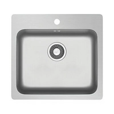 SWIRL REMOLINO 1 CUENCO ACERO INOXIDABLE FREGADERO COCINA 560MM X 520MM