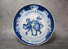 Tyler, Minnesota, MN - Danish Dancers, 1987 Centennial Plate
