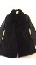 All Saints Size 4 Mures Sheep Skin Coat  Lovely Cond 1300£used With Care
