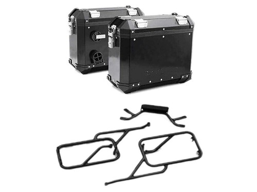 For Royal Enfield Himalayan - Pannier Rails/ Panniers Box/ Waterproof Inner Bags - Picture 3 of 11
