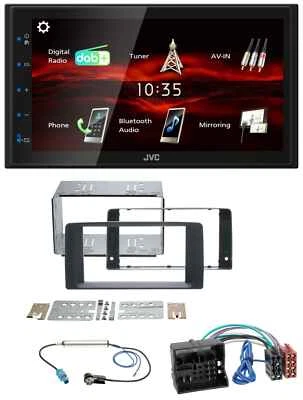 Autoradio JVC USB Bluetooth MP3 DAB 2DIN per MAN TGA TGX TGL TGM TGS 2017-2023