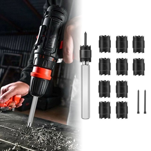 13Pcs Double Sided 3/8" Spot Weld Cutter HSS Drill Bit Remover Welder Tool Kits - Picture 11 of 12