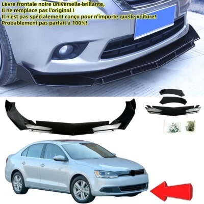 Ajouter séparateur de lèvre avant universel pour VW Jetta IV 162 163 2010-2014 - Photo 1/4