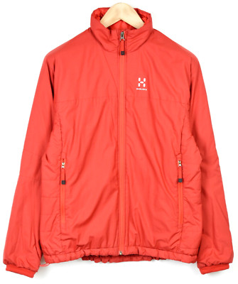 HAGLÖFS Barbier II Jacke Damen L (LARGE) Reißverschluss Rot Leicht Taschen