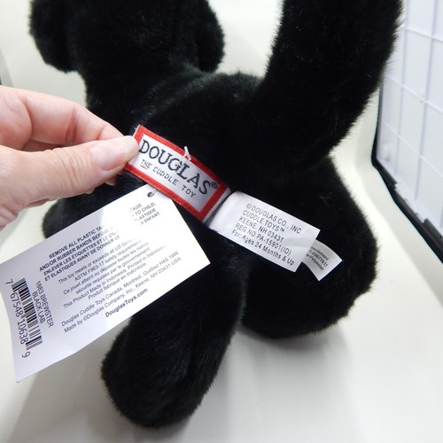 Peluche Douglas Cuddle Toys Brewster Black Lab perro #1883 - Imagen 6 de 12