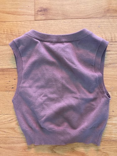 WOMEN'S TILLY'S RSQ ARGYLE SWEATER VEST SIZE XS - Picture 2 of 2