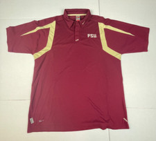 Nike Florida State University Shirt Men  s XL Dri Fit Golf Polo FSU Seminoles