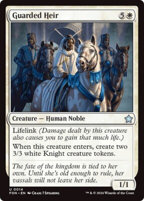 GUARDED HEIR x4 mtg NM-M Foundations 4 Unc