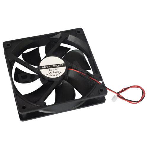 Ventilador de 12V 120mm Estuche de refrigeración para computadora 12025 120x120x25mm CC PC PC Impresora 3D 2 pines - Imagen 6 de 6