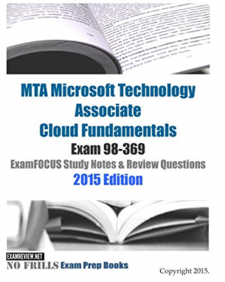 MTA Microsoft Technology Associate Cloud Fundamentals E - Taschenbuch NEU Prüfung