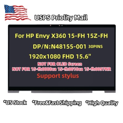 For HP Envy X360 15-FH0013DX 15-FH0023DX FHD LCD Touch Screen Digitizer Assembly
