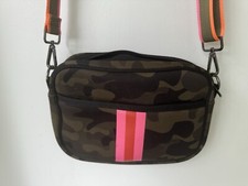 HAUTE SHORE Camo neoprene crossbody bag purse