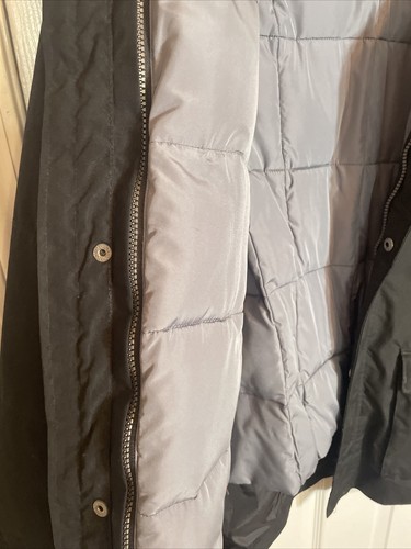 Cole Haan Lightweight Military Utility Black Anorak Jacket Detachable Liner S - Picture 5 of 14
