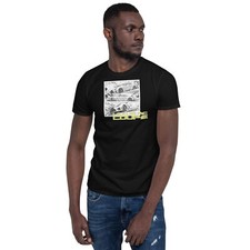 Lexus RC Coupe, Fan Art, Manga Style, Graphic, Short-Sleeve, Unisex T-Shirt