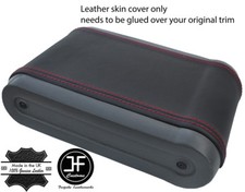 Rote Naht Armlehne Deckel Echt Leder Abdeckung Für Jeep Wrangler 2007-2010