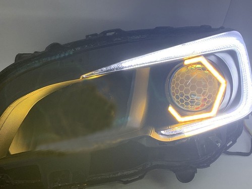 for Subaru Impreza WRX STI Flow series Chasing RGB halo ring Turn Signal LED DRL - Picture 3 of 63