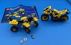 VINTAGE LEGO TECHNIC SETS 8826 ATX SPORT CYCLE & 8251 SONIC CYCLE 100% COMPLETE
