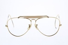 B L RAY BAN USA VINTAGE 1/10 12K GF SHOOTER AVIATOR SUNGLASS FRAME CASE